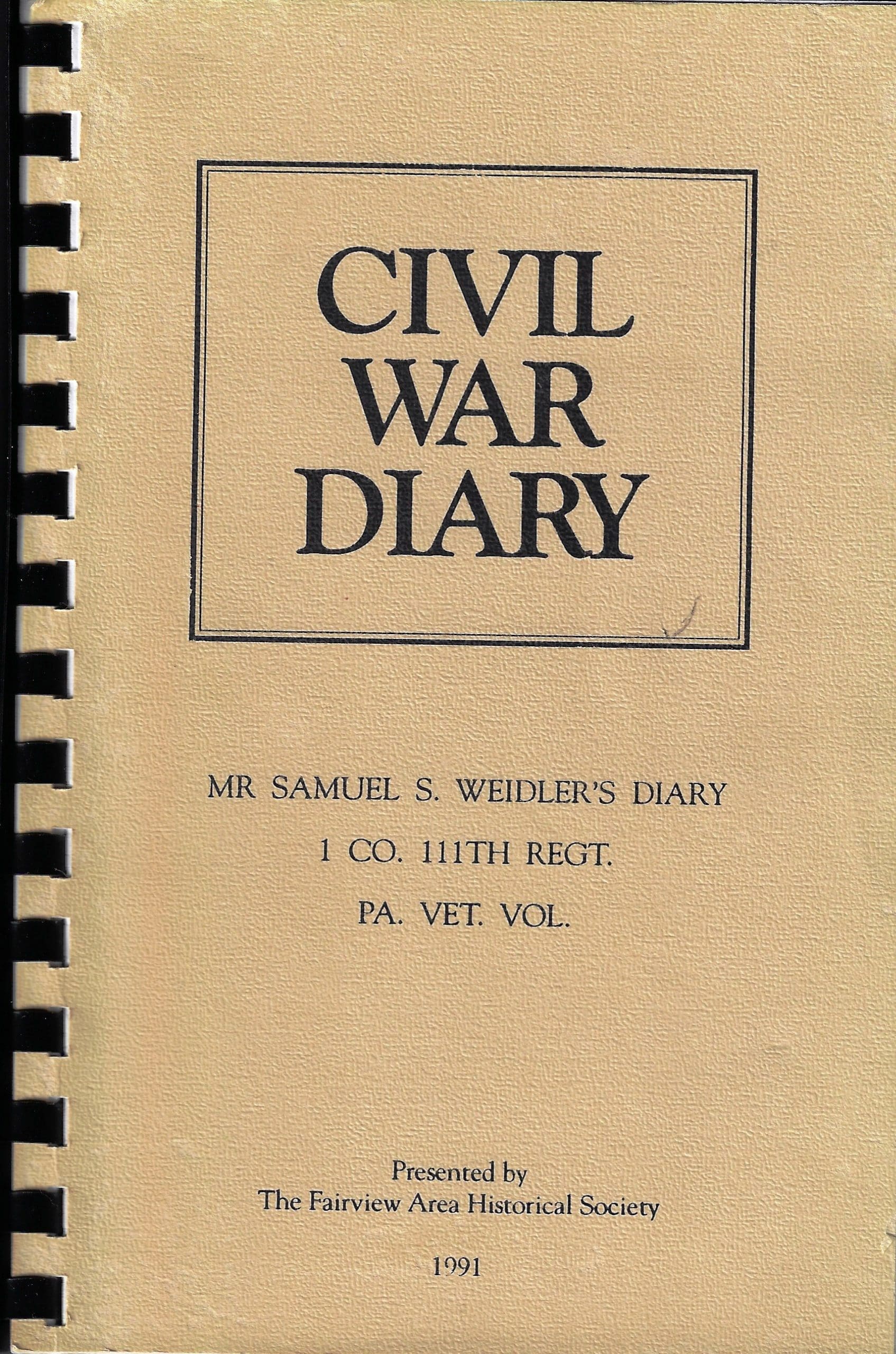 Civil War Diary